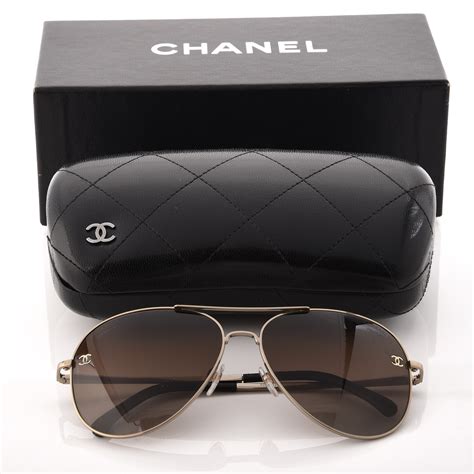 chanel aviator sunglasses
